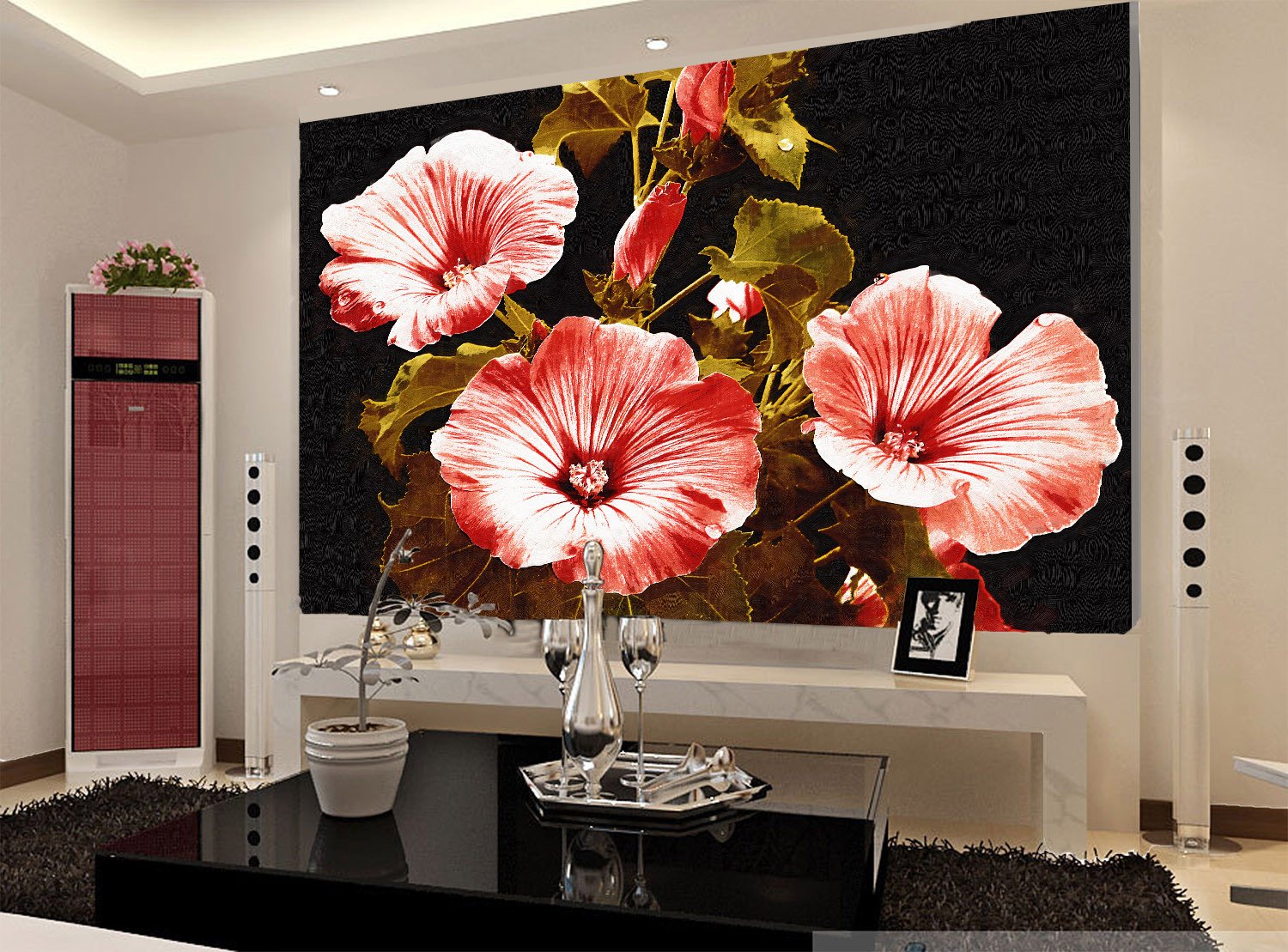 Red Flowers Plant Wallpaper AJ Wallpaper