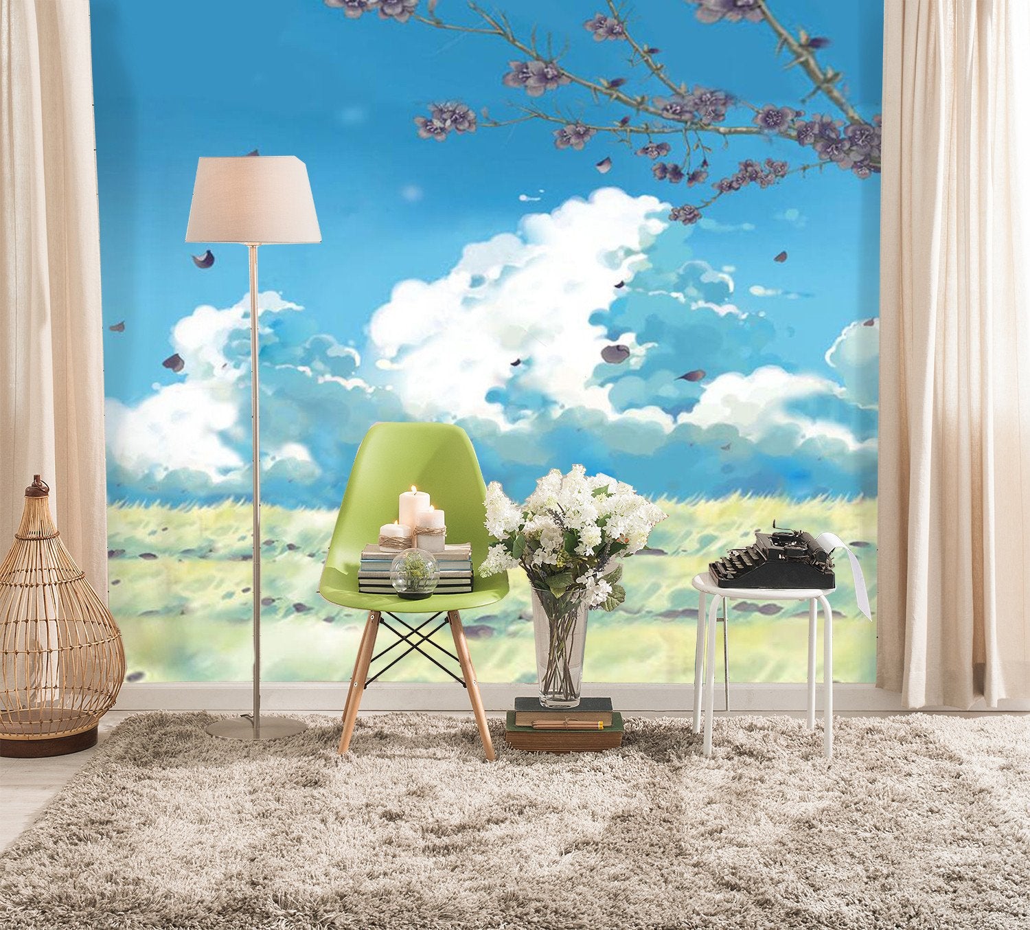 Peach Blossom And Blue Sky 92 Wallpaper AJ Wallpaper 1