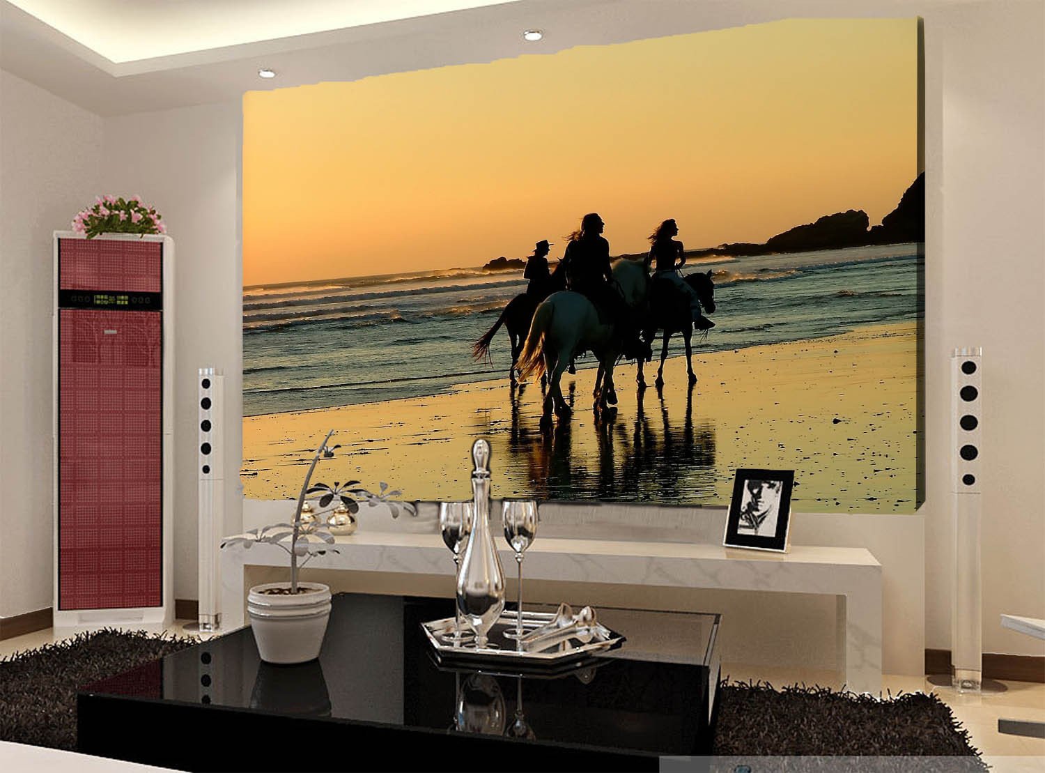 Riding On Beach Wallpaper AJ Wallpaper