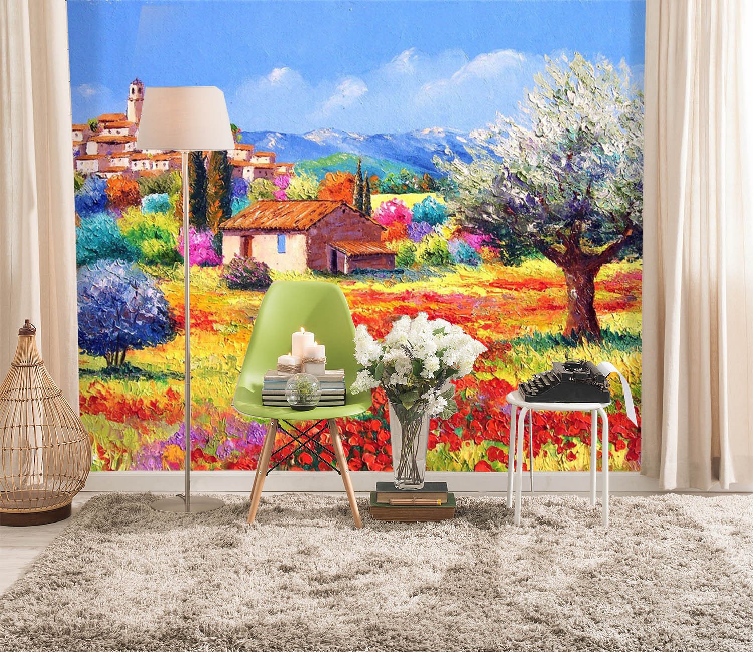 3D Beautiful Scenery Country 09 Wallpaper AJ Wallpaper