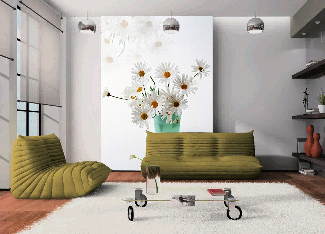 Fresh Chrysanthemums Wallpaper AJ Wallpaper