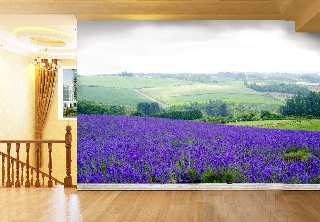 Farmland And Flowers Wallpaper AJ Wallpaper 2