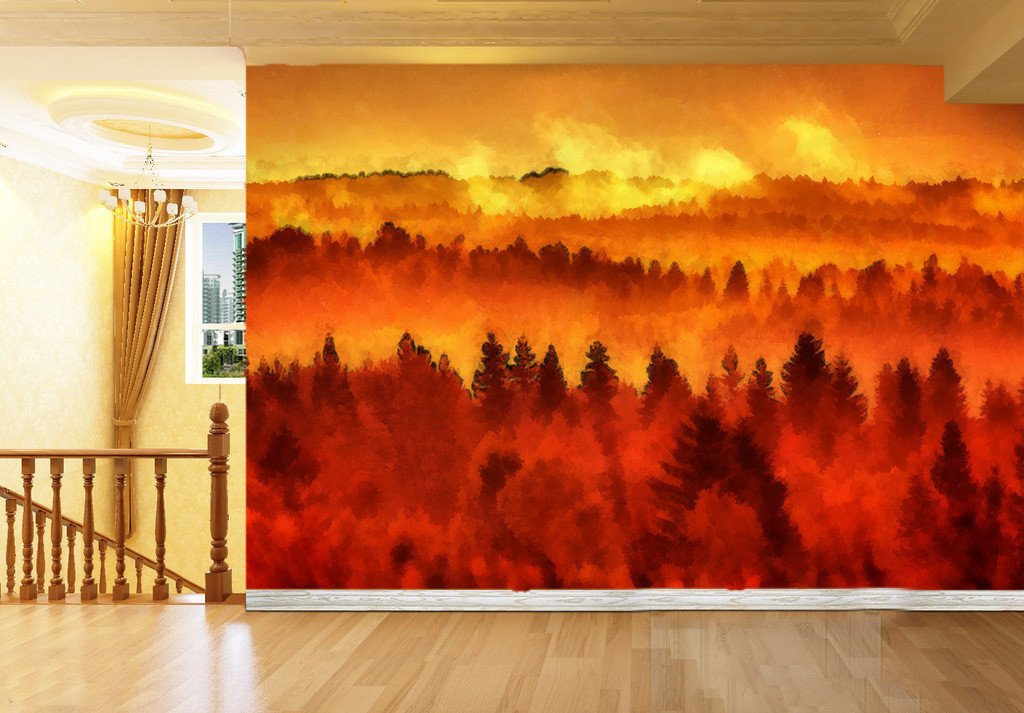 Boundless Forest Wallpaper AJ Wallpaper