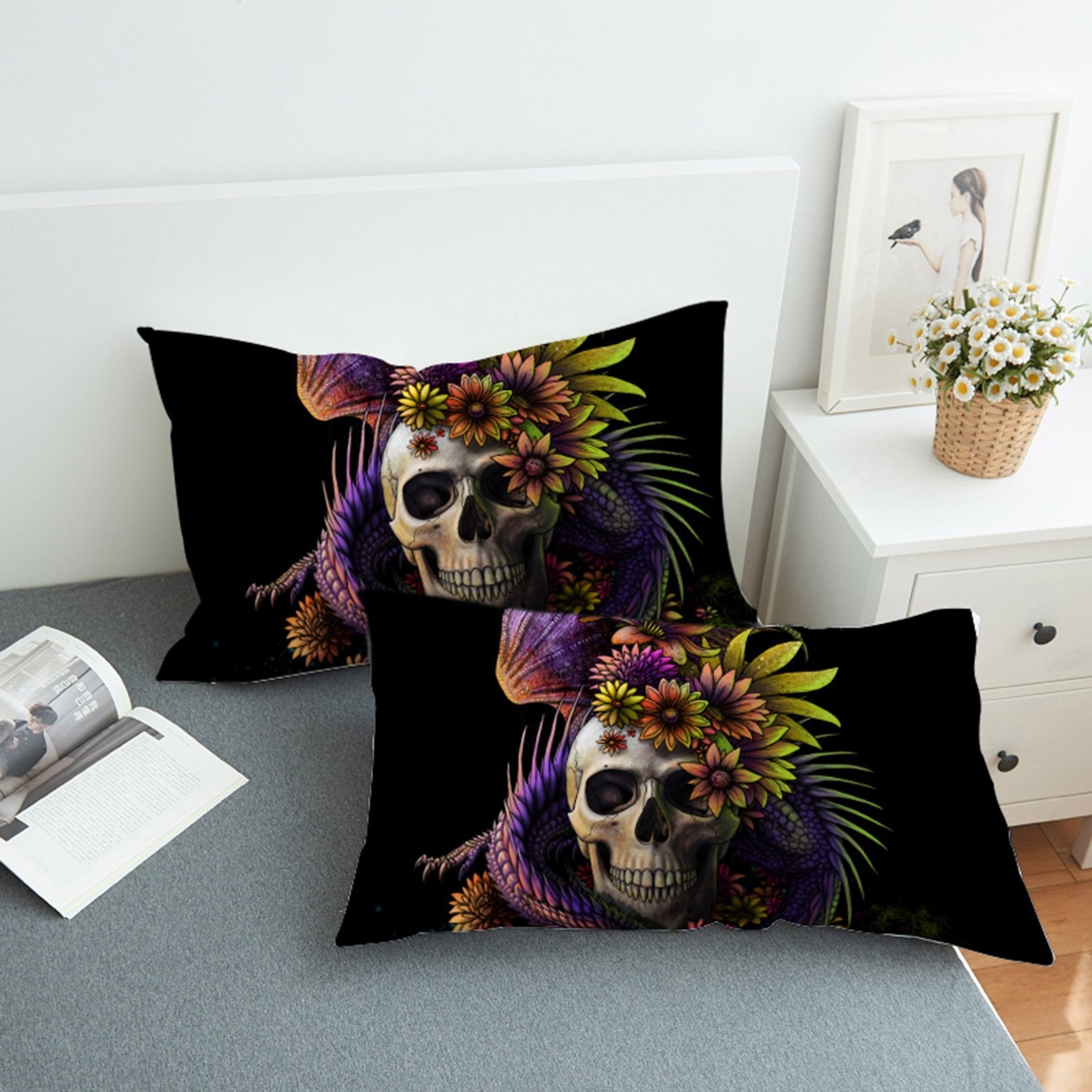 3D Shaped Bone 219 Bed Pillowcases Quilt Wallpaper AJ Wallpaper