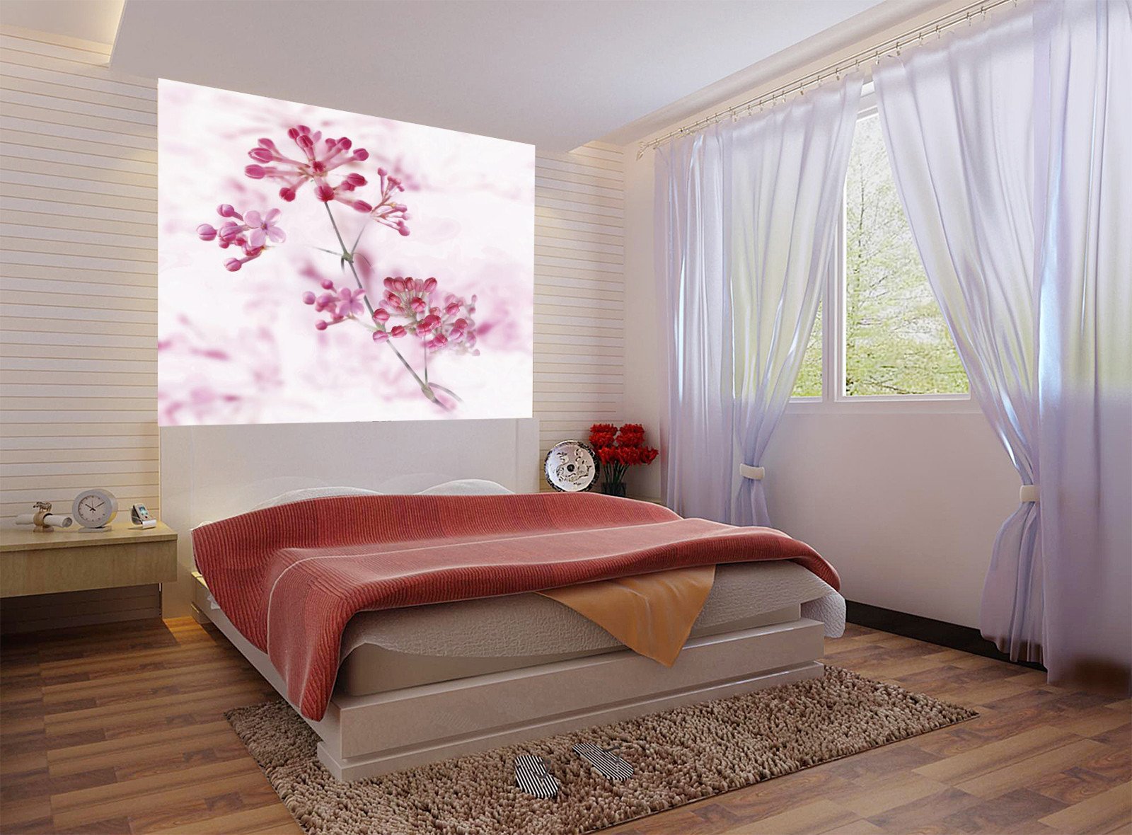 Purple Flower 282 Wallpaper AJ Wallpaper 1