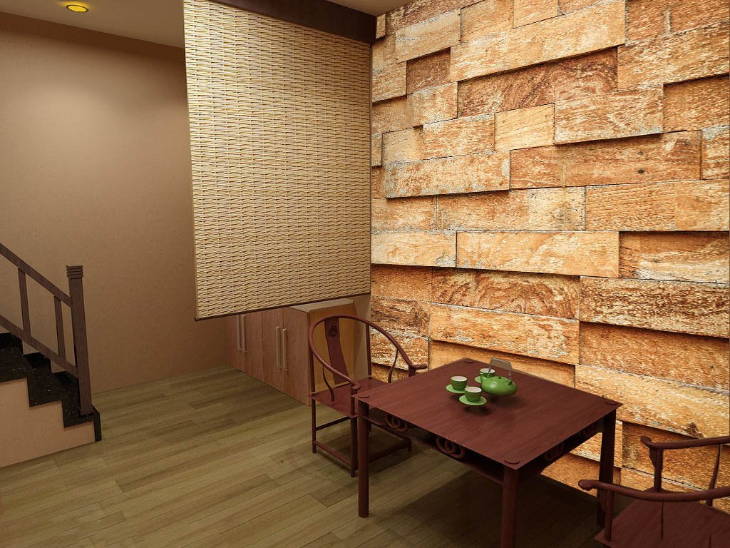 3D Uneven Wood 114 Wallpaper AJ Wallpaper