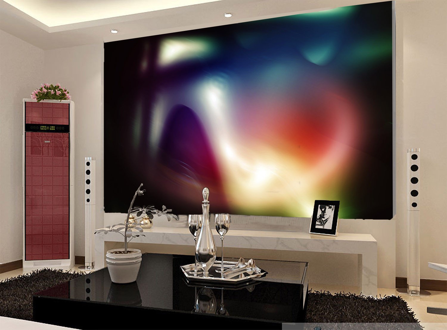 Colored Lights Wallpaper AJ Wallpaper