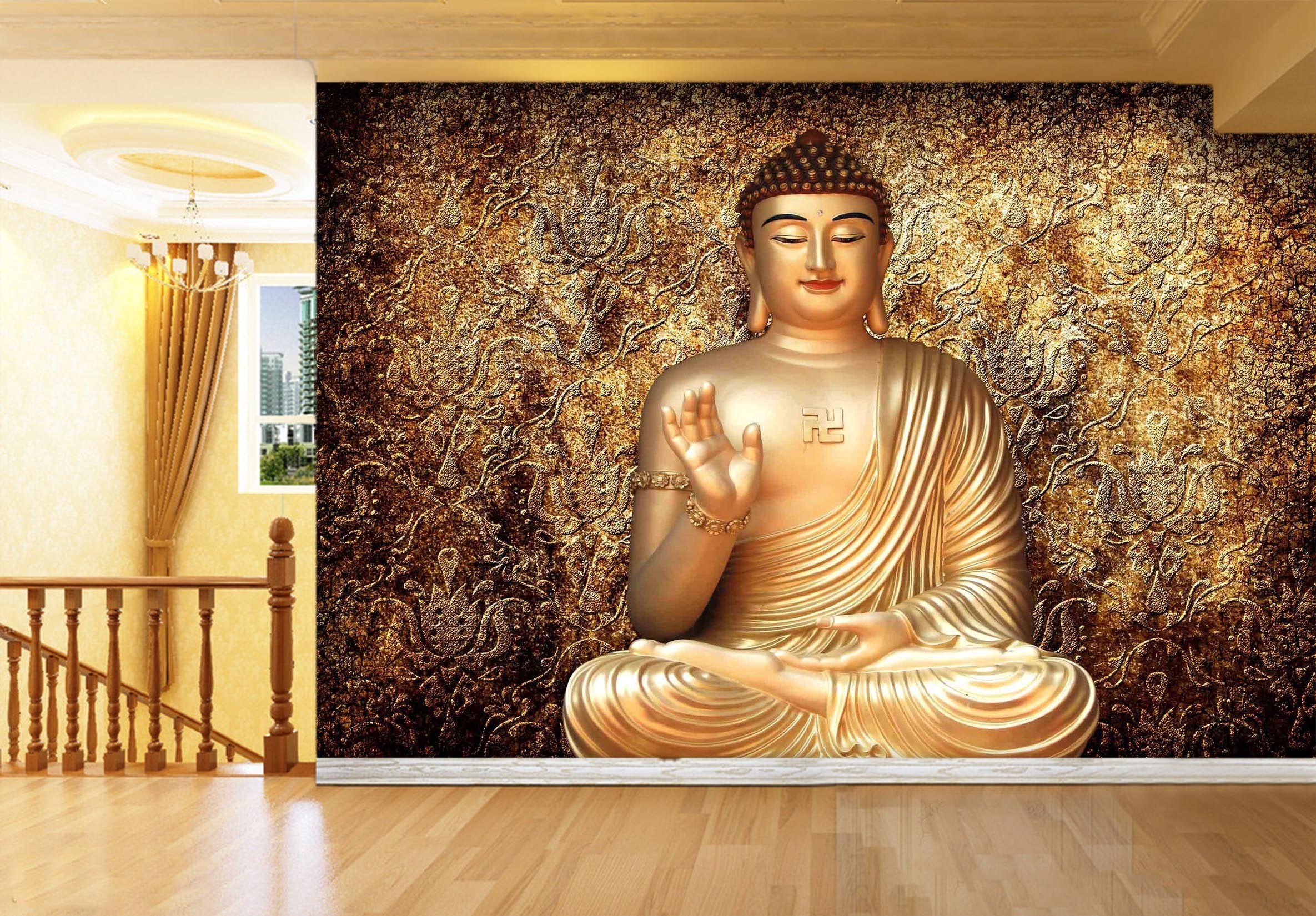 3D Metal Meditation 343 Wallpaper AJ Wallpaper