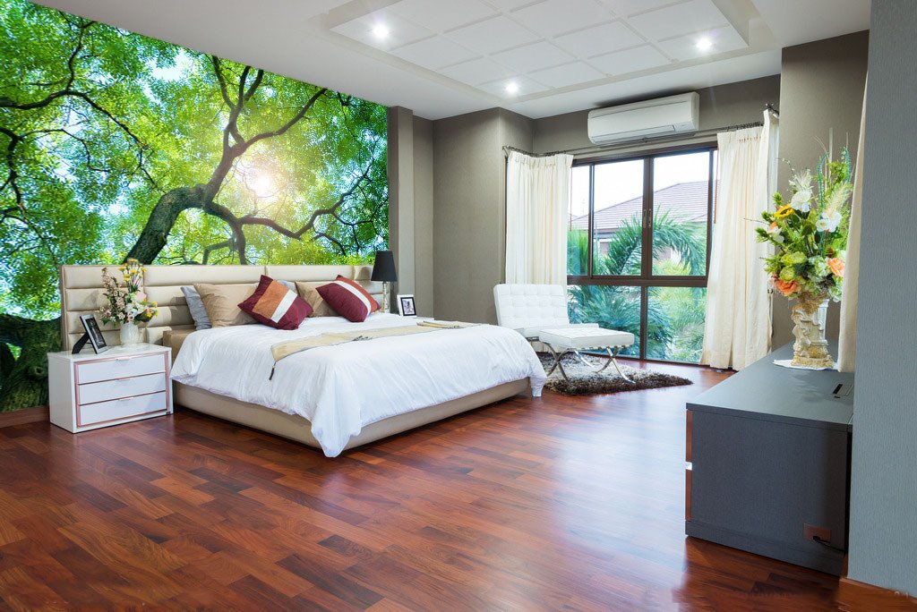 Leafy Branches Wallpaper AJ Wallpaper