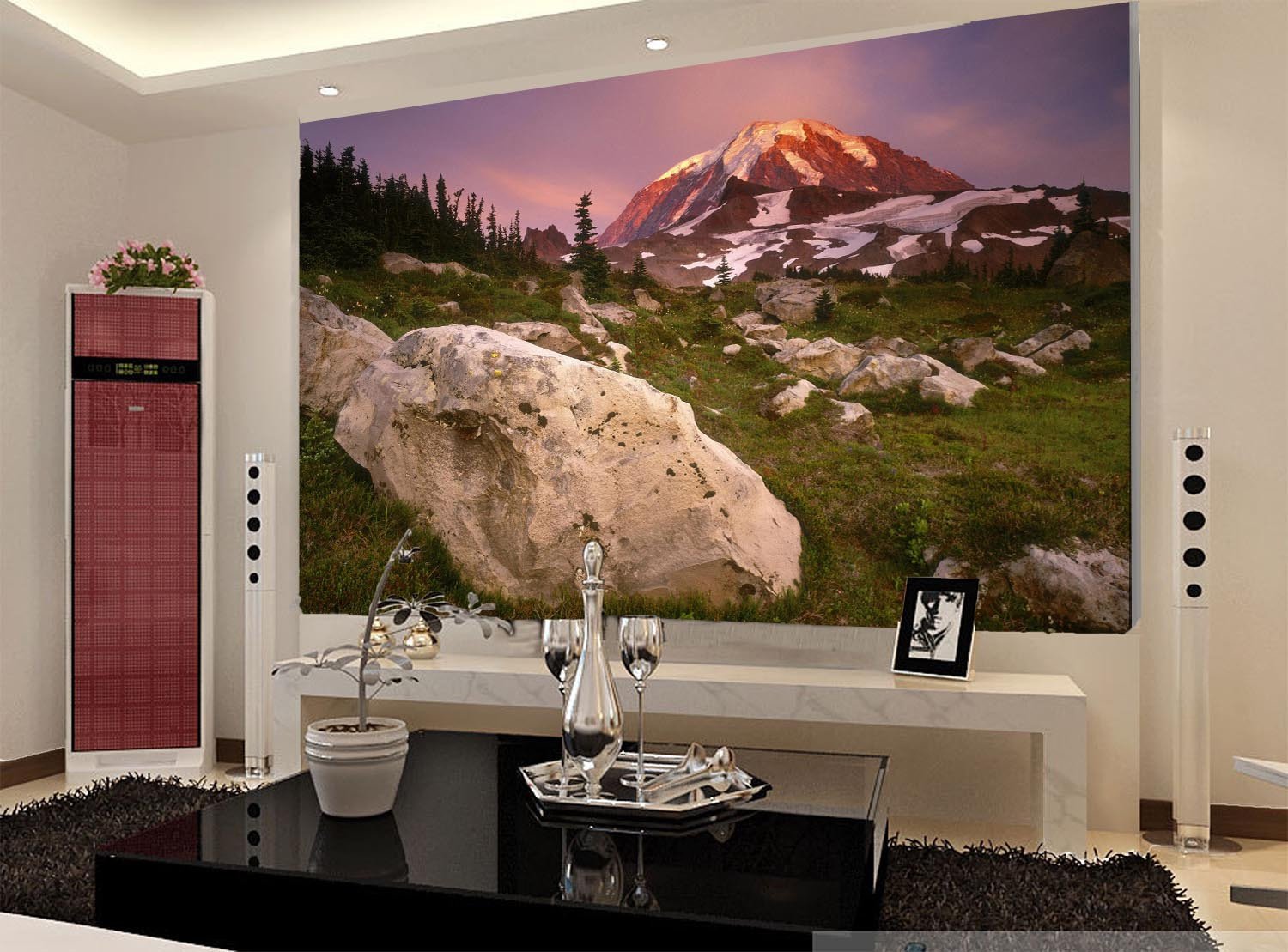 Mountains Stones Wallpaper AJ Wallpaper