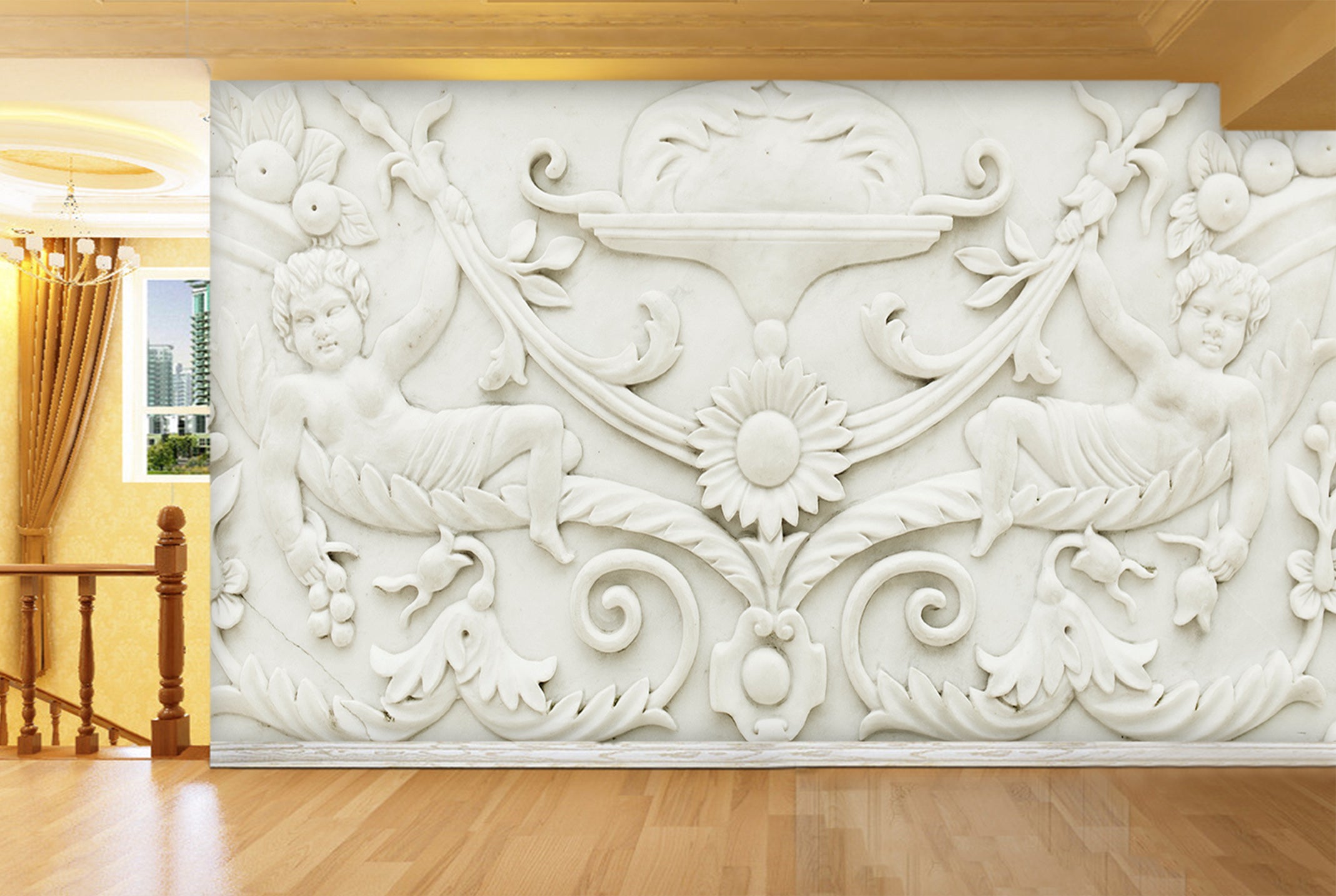3D Carved Pattern 1542 Wall Murals