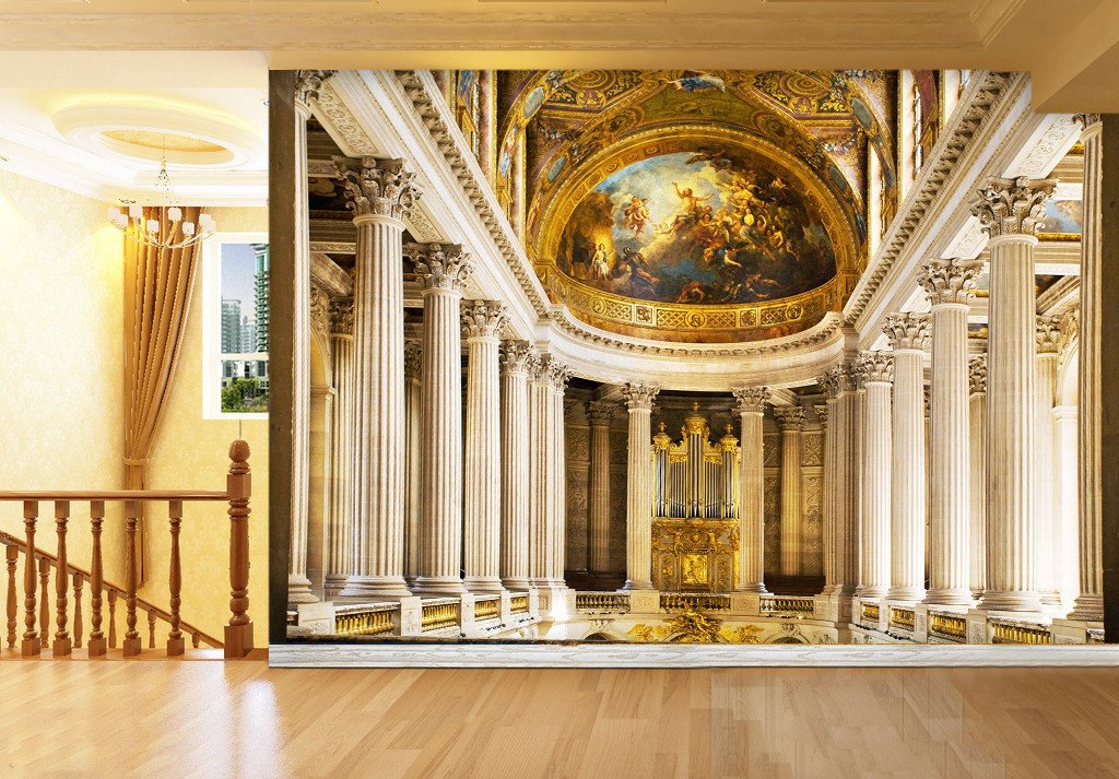 3D Gold Palace 373 Wallpaper AJ Wallpaper