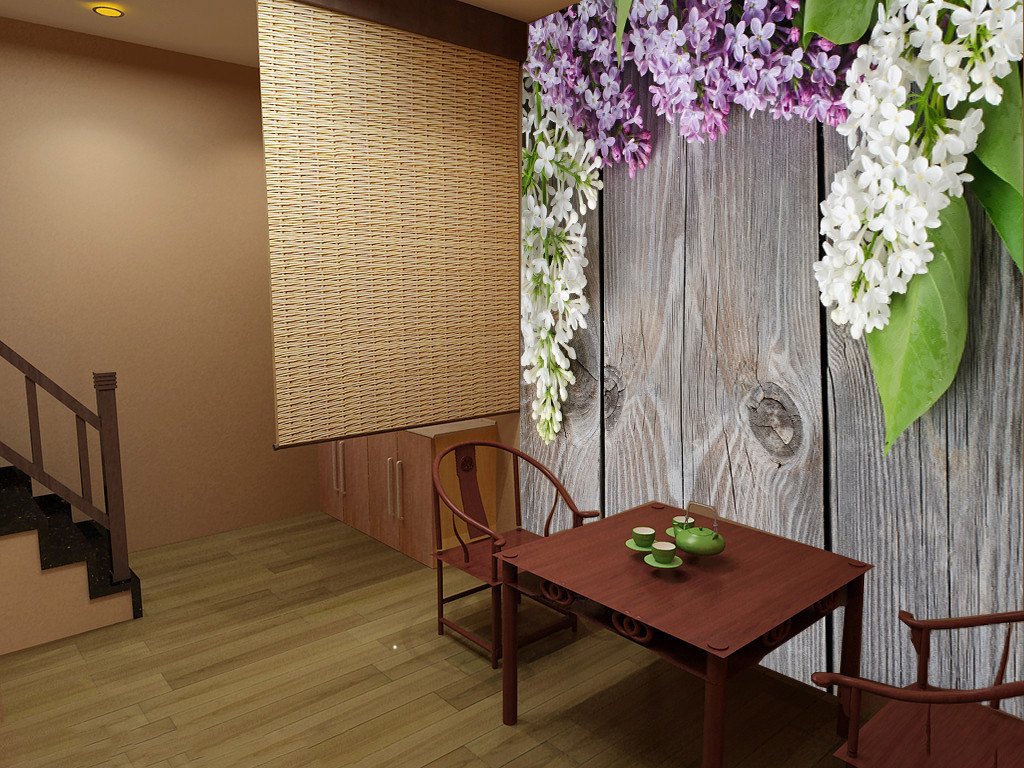 Flowers Boards Wallpaper AJ Wallpaper