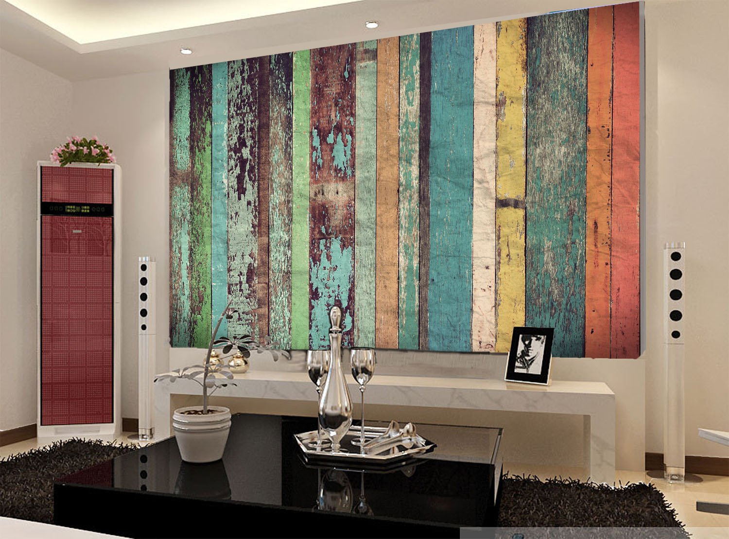 Mottled Boards 4 Wallpaper AJ Wallpaper