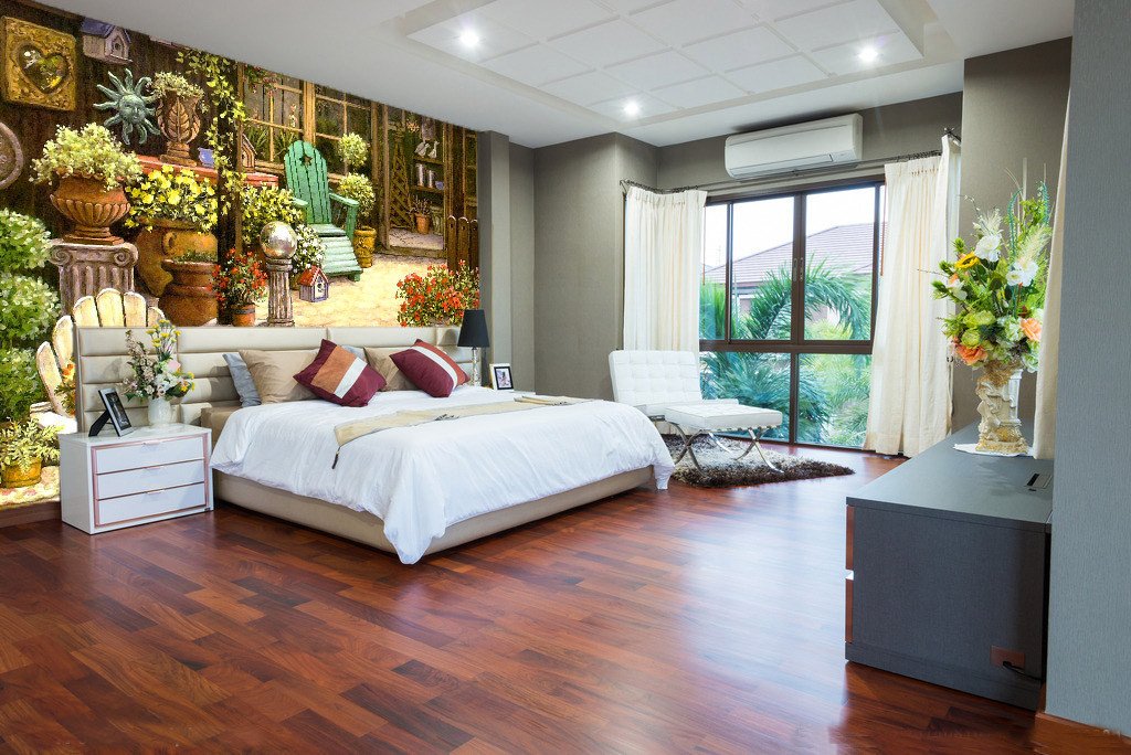 Yard Potted Plants Wallpaper AJ Wallpaper