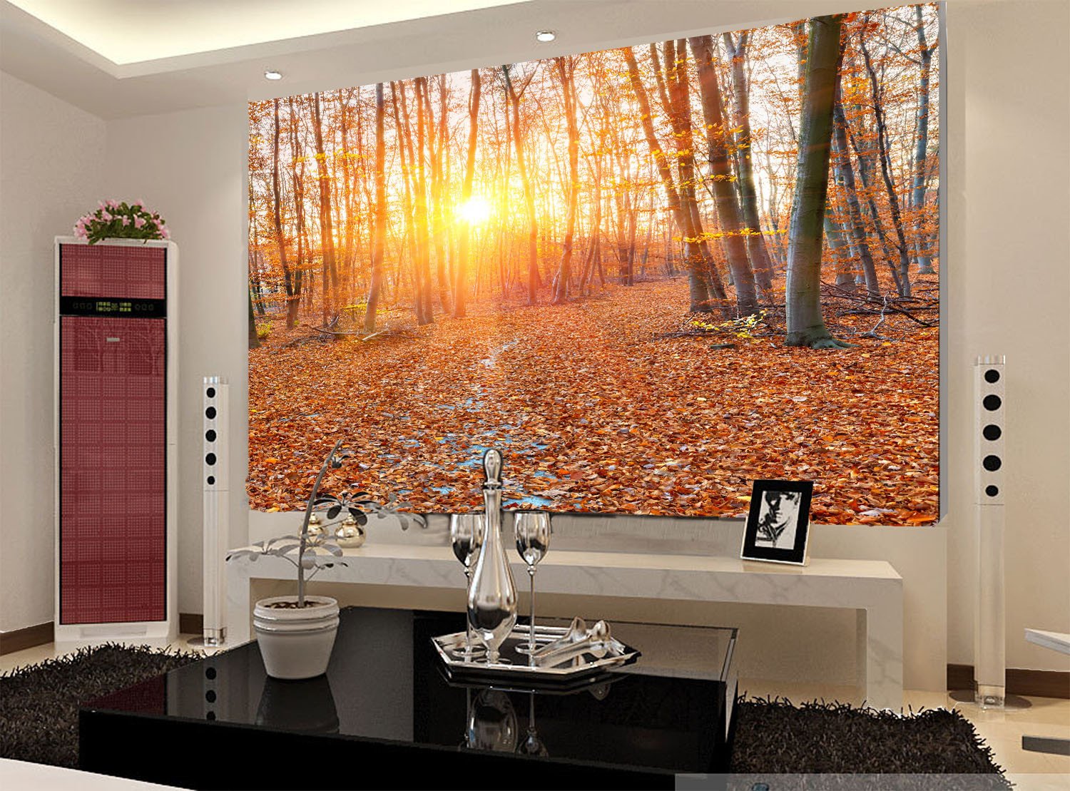 Forest Fallen Leaves Wallpaper AJ Wallpaper