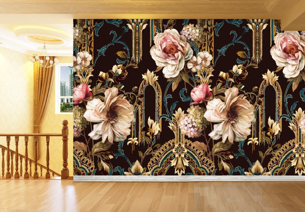 3D Pink Tulip Jasmine 423 Wallpaper AJ Wallpaper