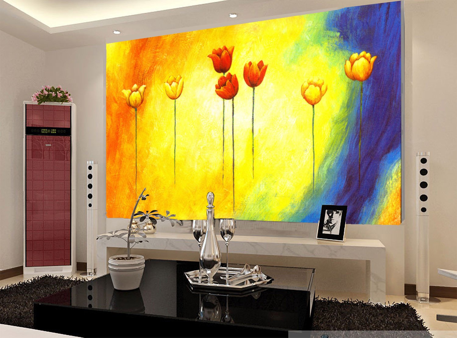 Slim Flowers Wallpaper AJ Wallpaper