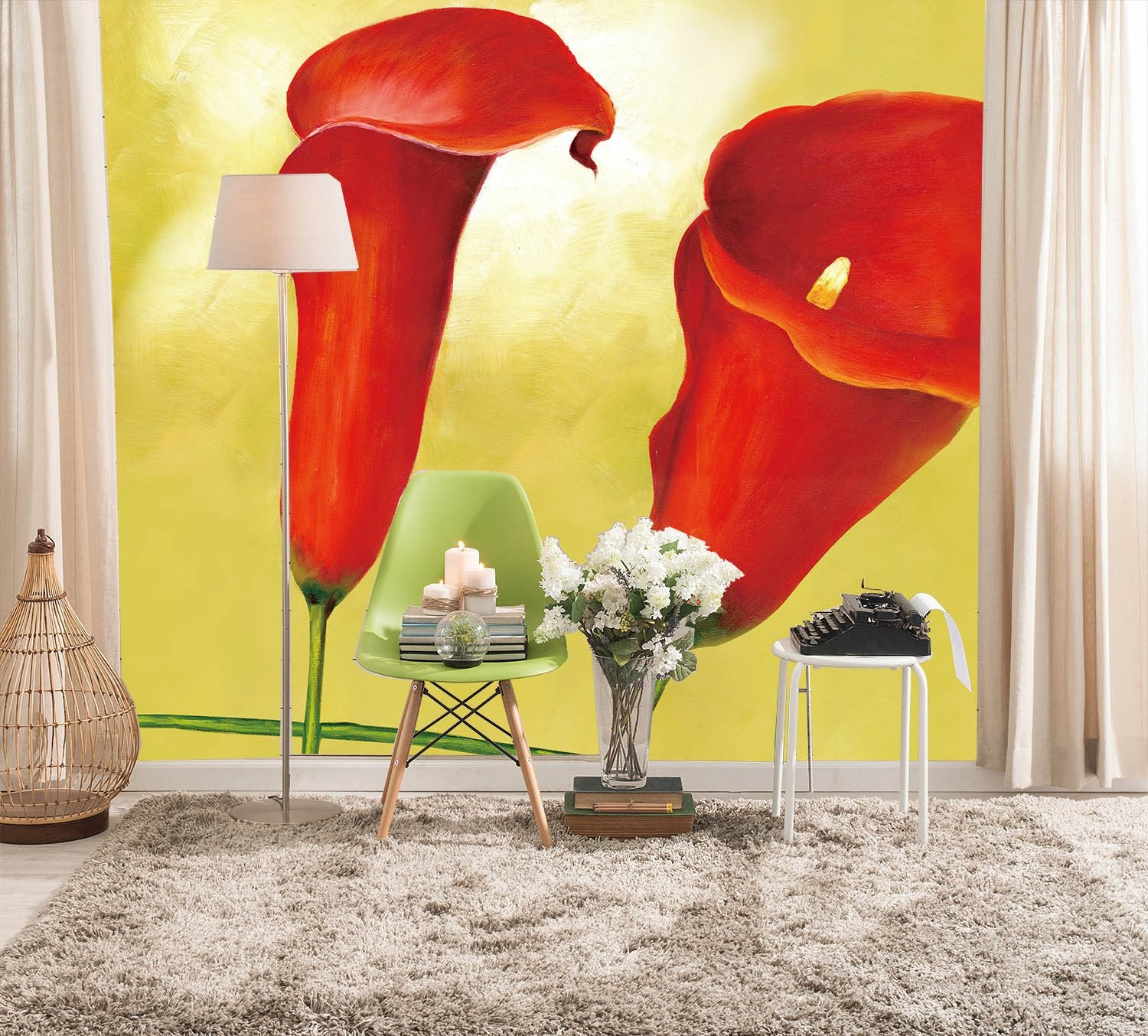 Red Flowers 3 Wallpaper AJ Wallpaper