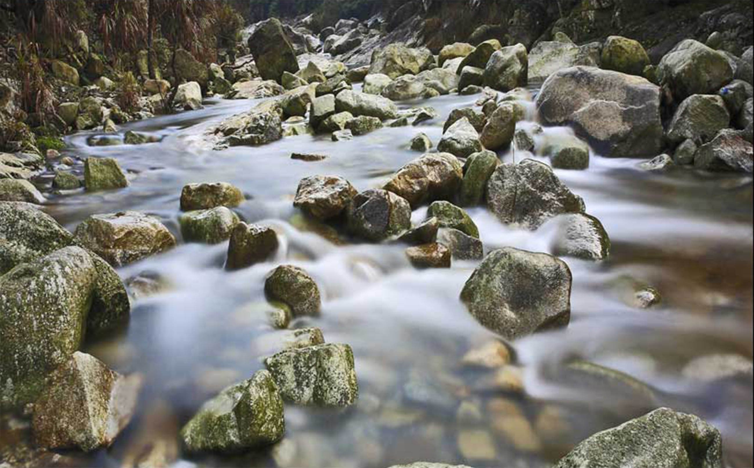 3D Creek Rocks 031 Kitchen Mat Floor Mural Wallpaper AJ Wallpaper