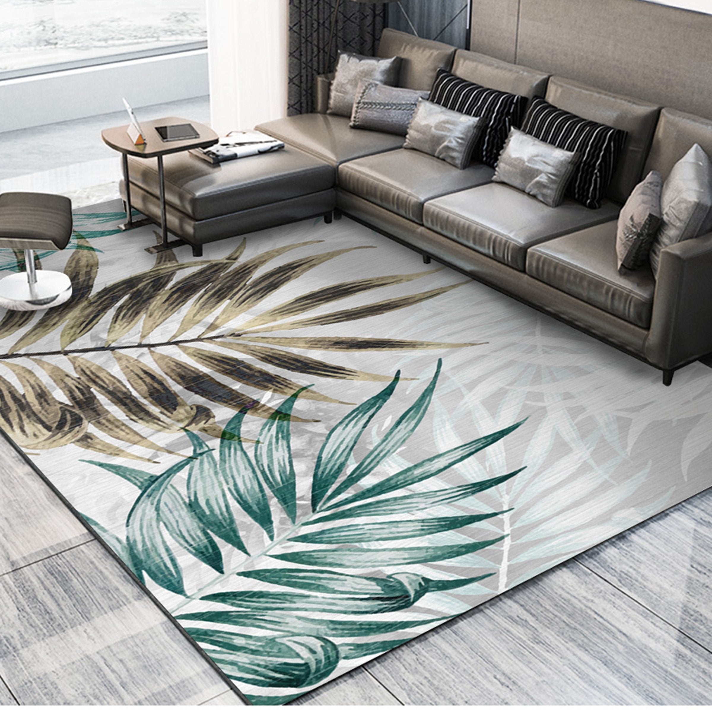 3D Colored Feather WG254 Non Slip Rug Mat Mat AJ Creativity Home
