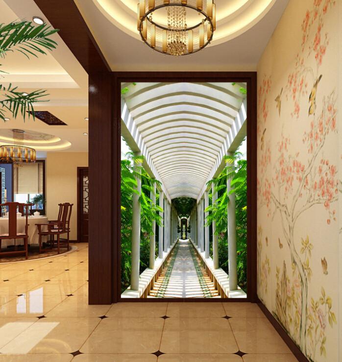 3D Corridor Woods 1 Wallpaper AJ Wallpaper 1