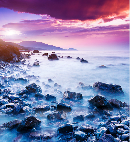 3D Coast Stones Floor Mural Wallpaper AJ Wallpaper 2