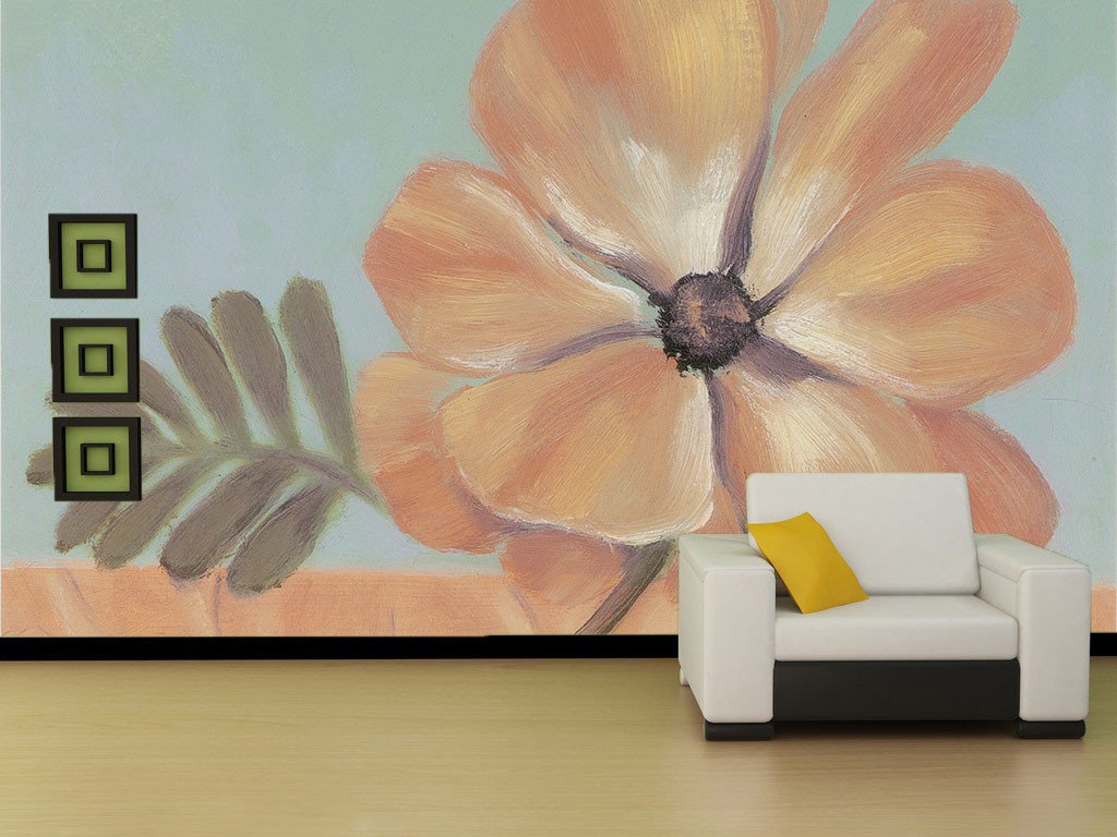 Flowers Oil Painting Wallpaper AJ Wallpaper