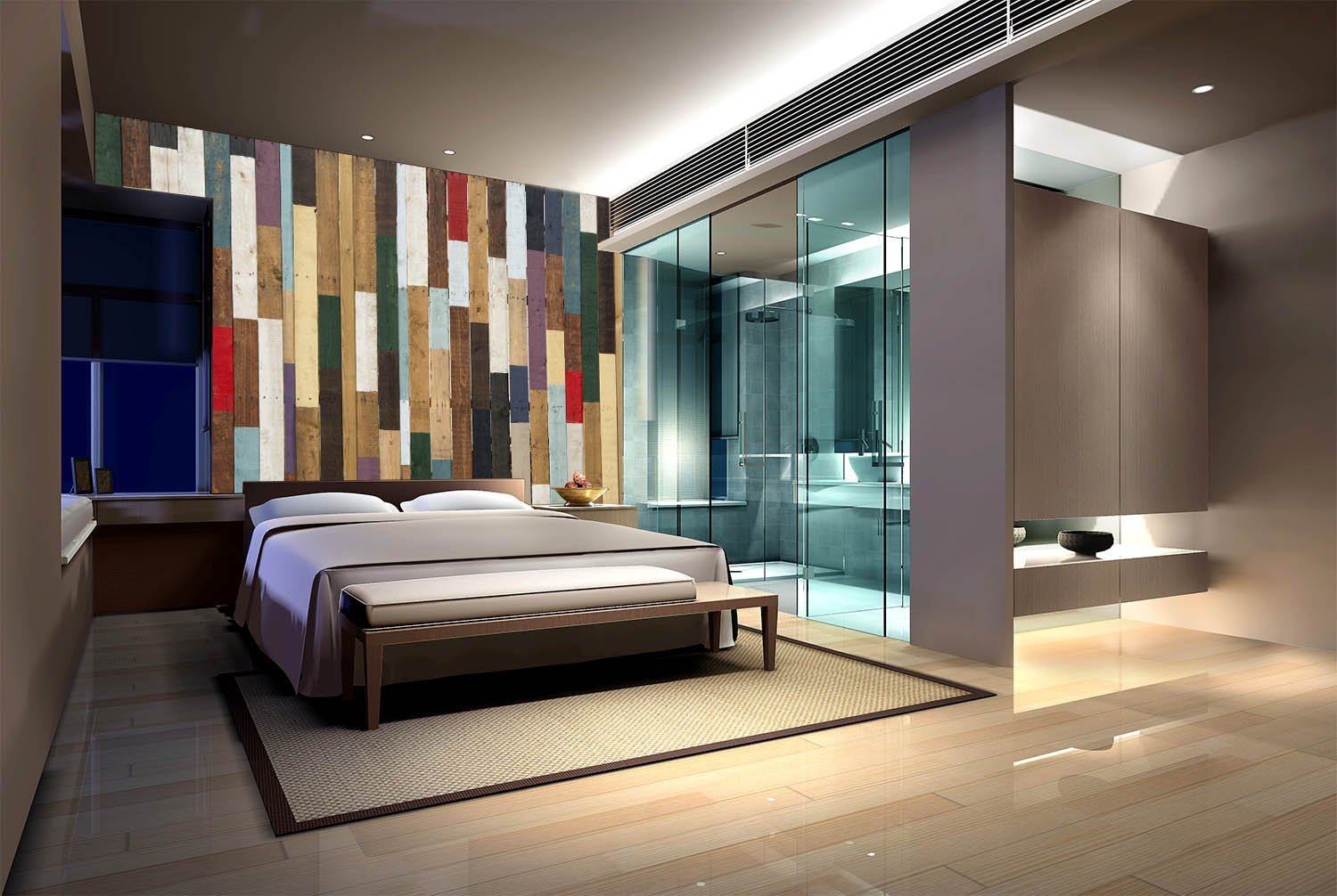 3D Wood Strips 062 Wallpaper AJ Wallpaper