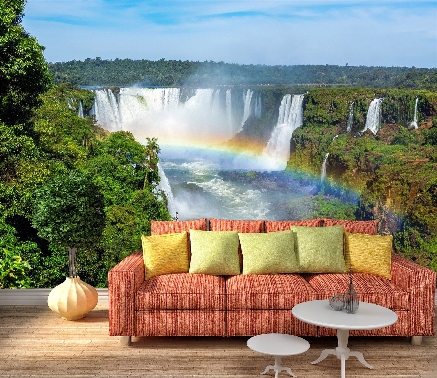 3D Rainbow Flowing Stream 556 Wallpaper AJ Wallpaper