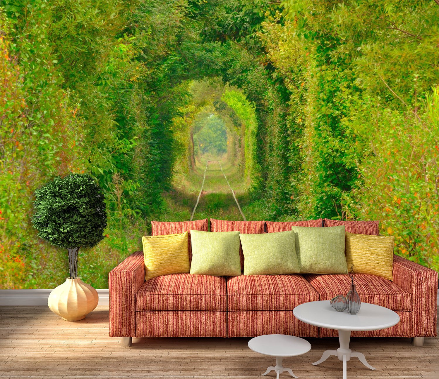 3D Grassland Hole Road 233 Wallpaper AJ Wallpaper 2