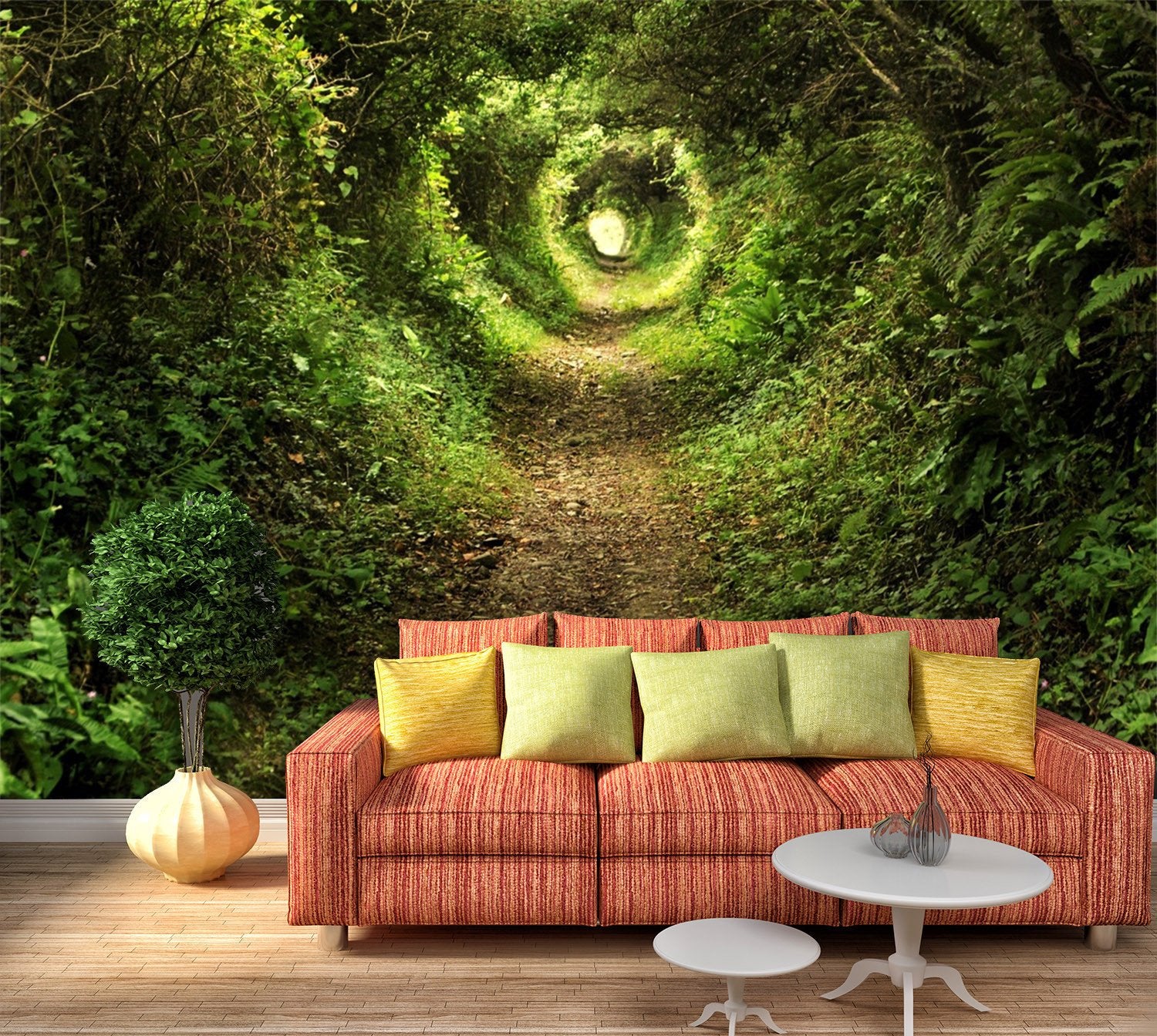 3D Plants Cave Muddy Path 765 Wallpaper AJ Wallpaper