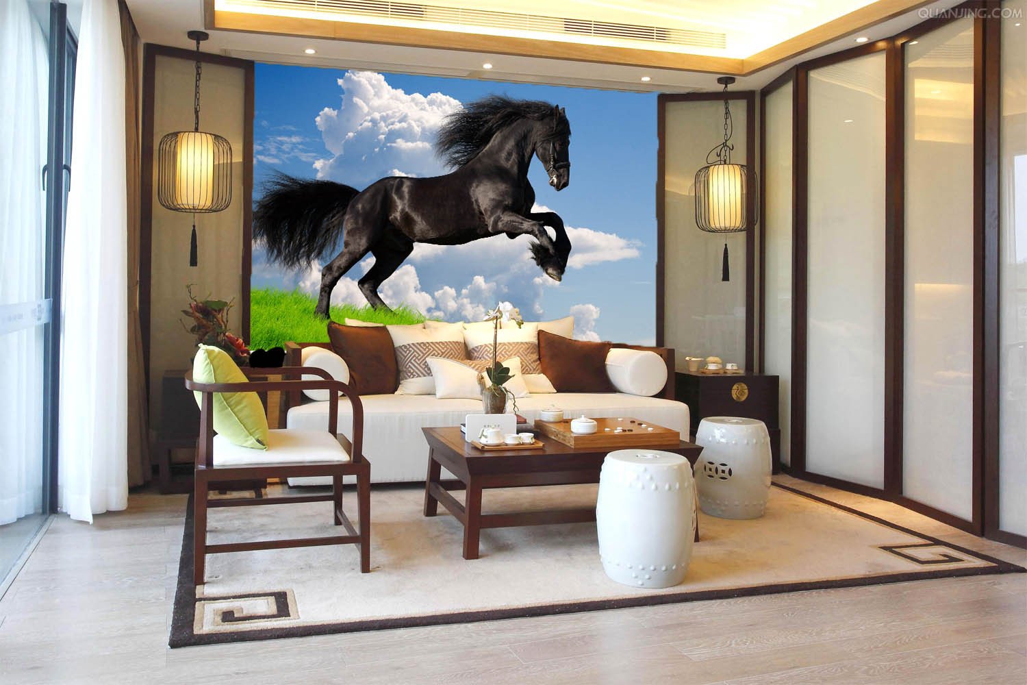 Jumping Horse 1 Wallpaper AJ Wallpaper