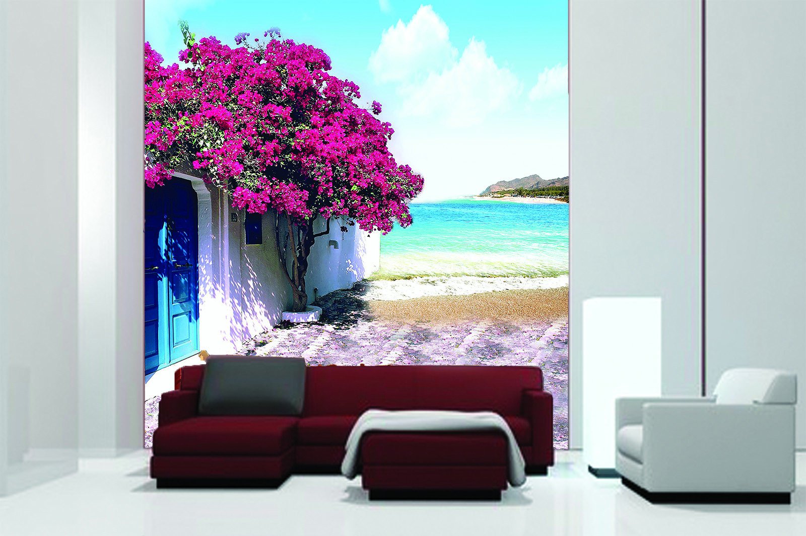 Beach Blooming Tree Wallpaper AJ Wallpaper