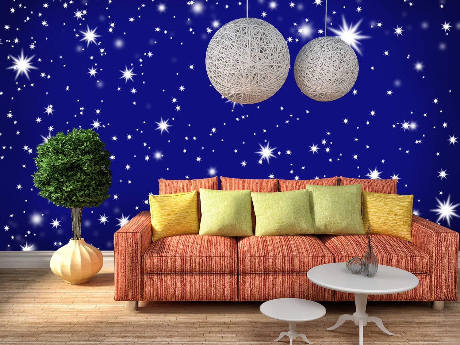 3D Heavenly Stars 044 Wallpaper AJ Wallpaper