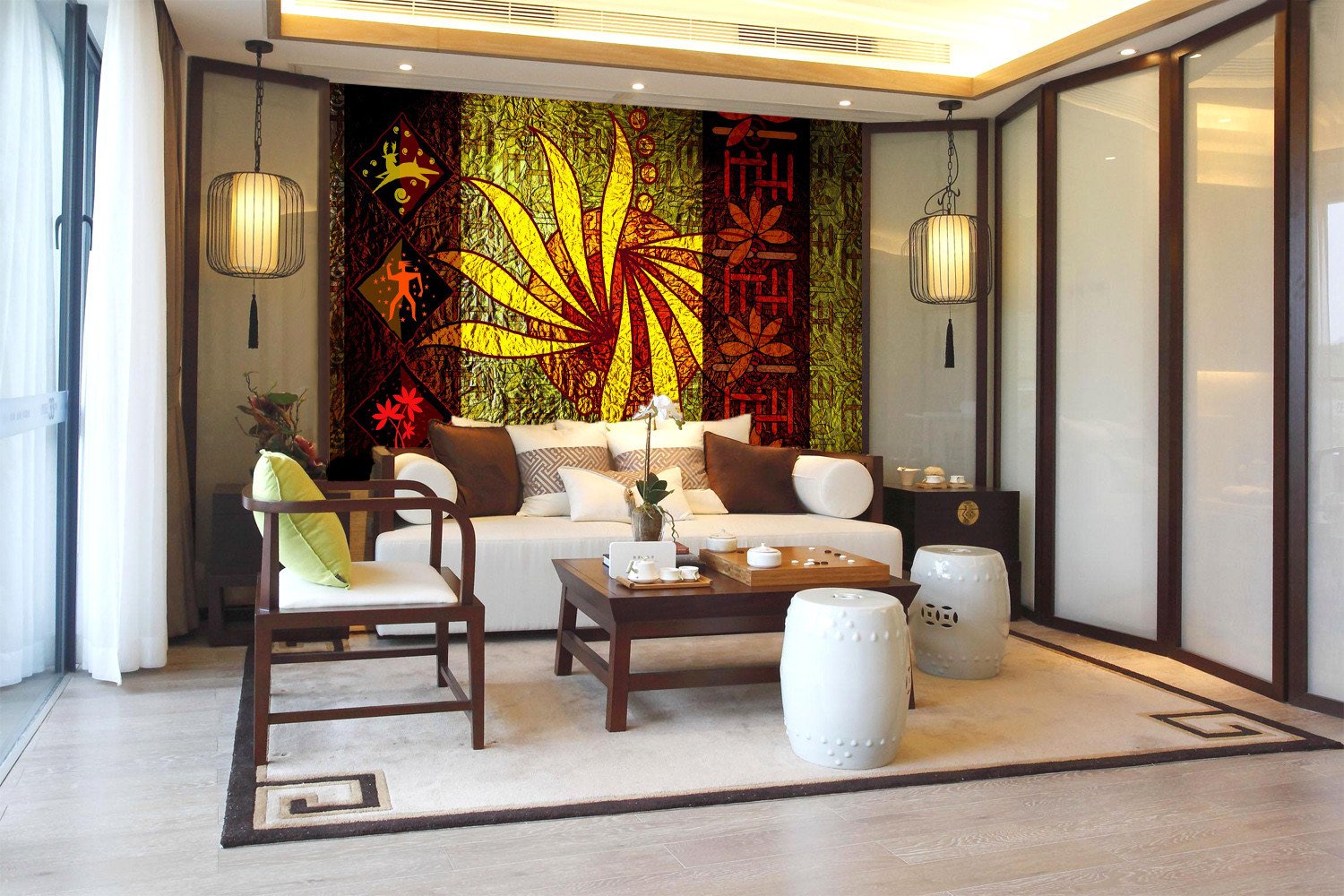 3D Graffiti Flower Petal 23 Wallpaper AJ Wallpaper