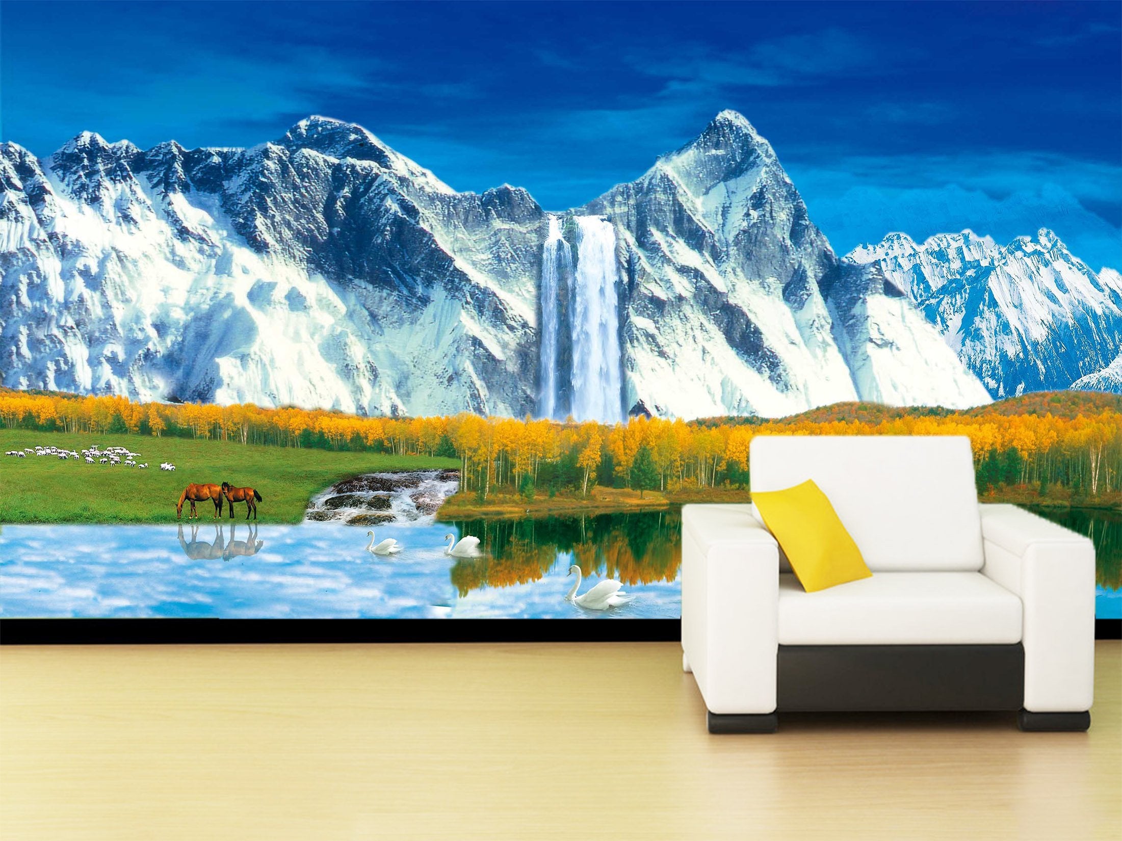 3D Ice Horse 780 Wallpaper AJ Wallpaper