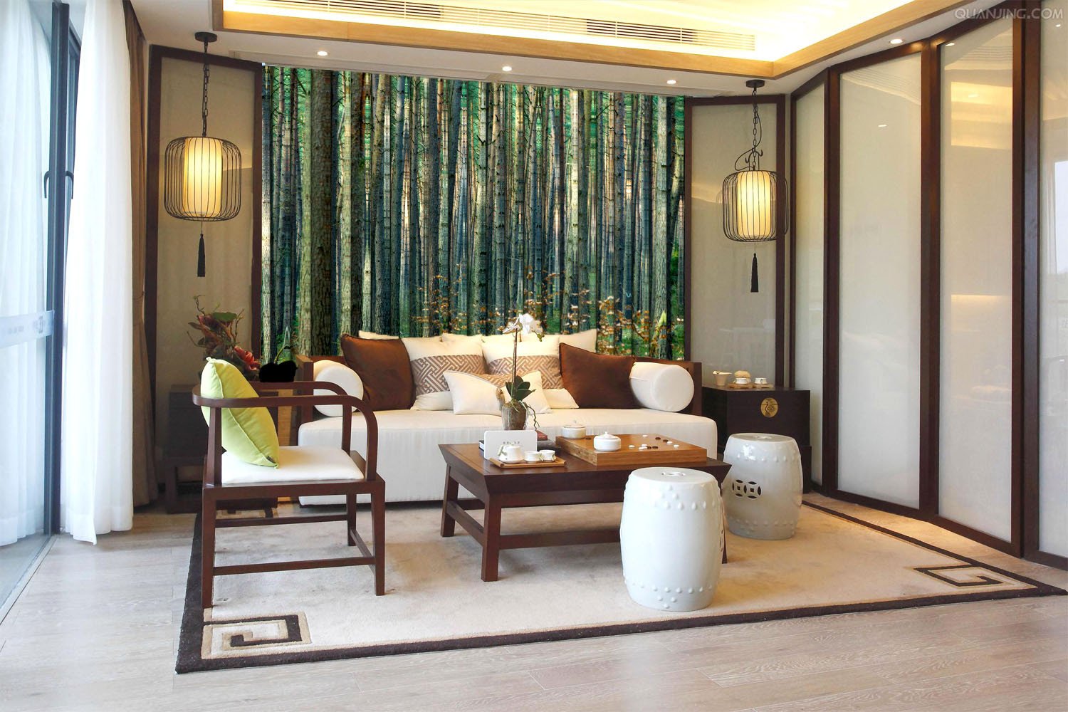 Crowed Trees Wallpaper AJ Wallpaper