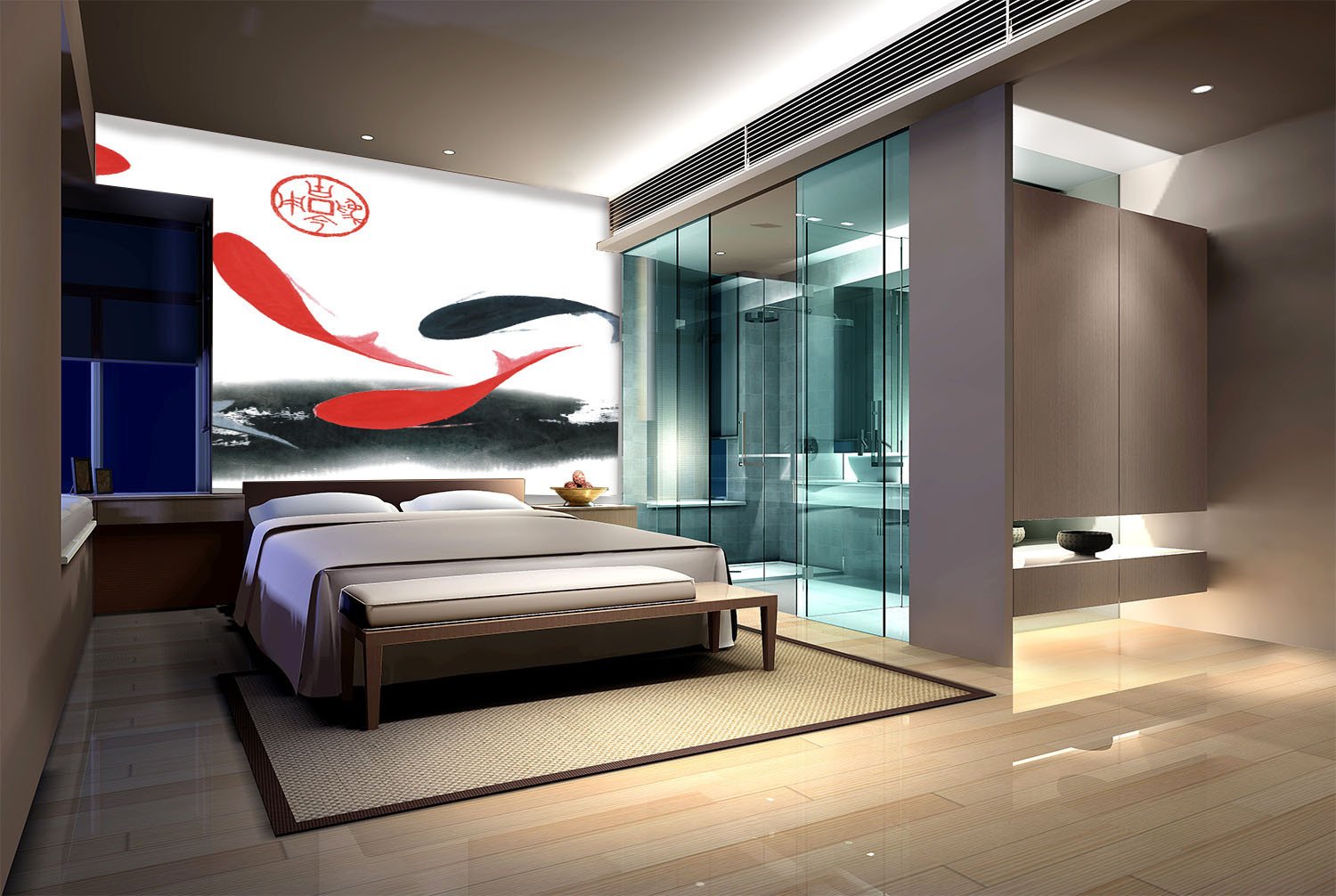 Swimming Fishes Wallpaper AJ Wallpaper