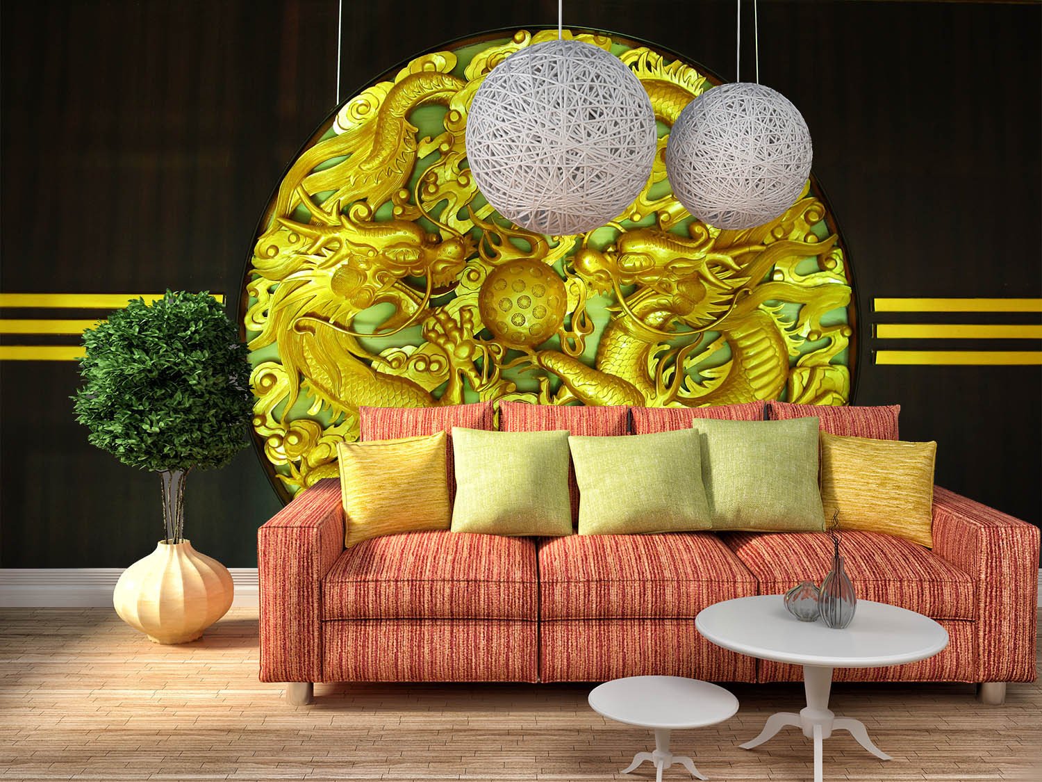 Delicate Dragons Wallpaper AJ Wallpaper