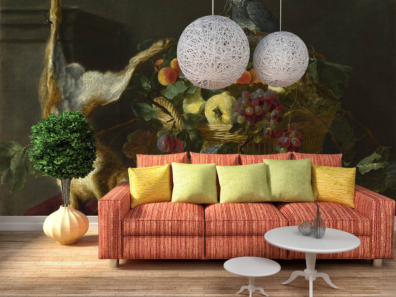 Animals And Fruits Wallpaper AJ Wallpaper