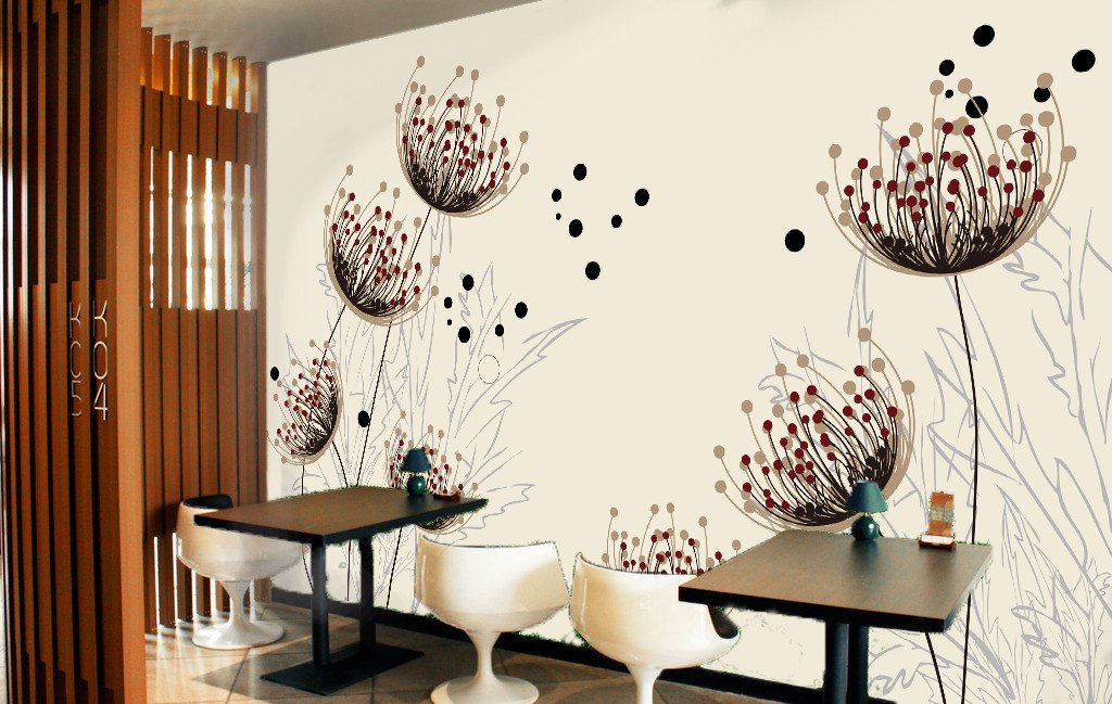 3D Wild Flower 644 Wallpaper AJ Wallpaper