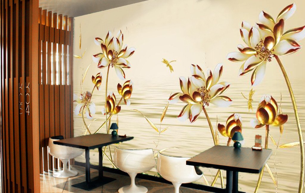 Louts Pond Painting 767 Wallpaper AJ Wallpaper 1