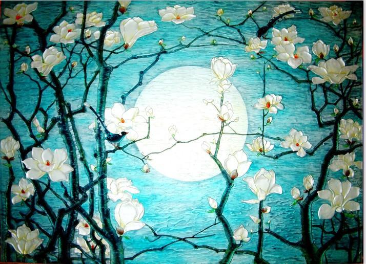 Winding Blooming Trees Wallpaper AJ Wallpaper