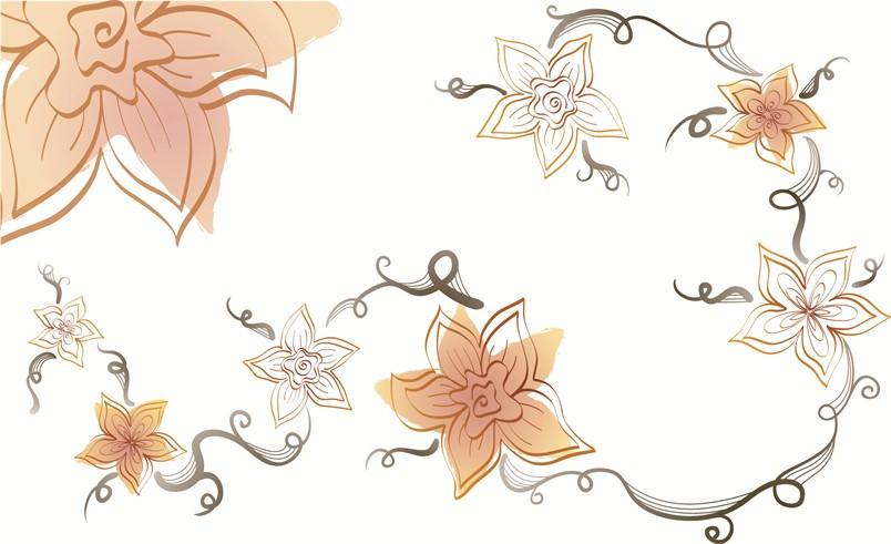 Flowers Vines Wallpaper AJ Wallpaper