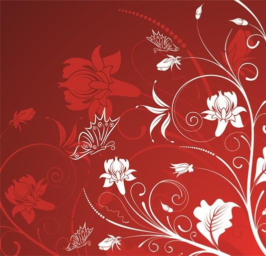 Dancing Flower Vines 1 Wallpaper AJ Wallpaper