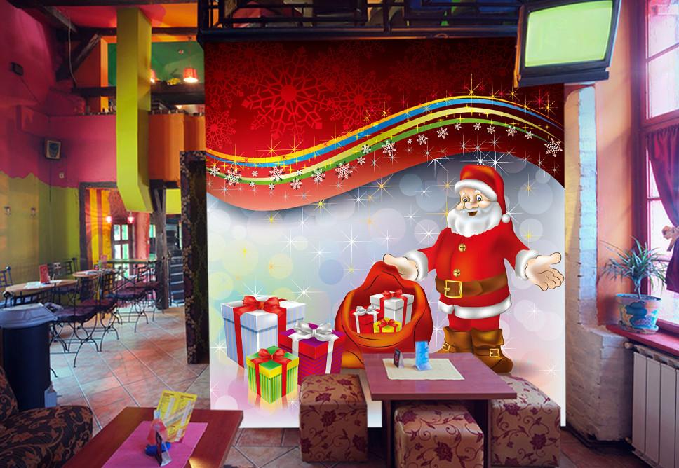 3D Hearty Father Christmas Send Gifts 13 Wallpaper AJ Wallpaper 2