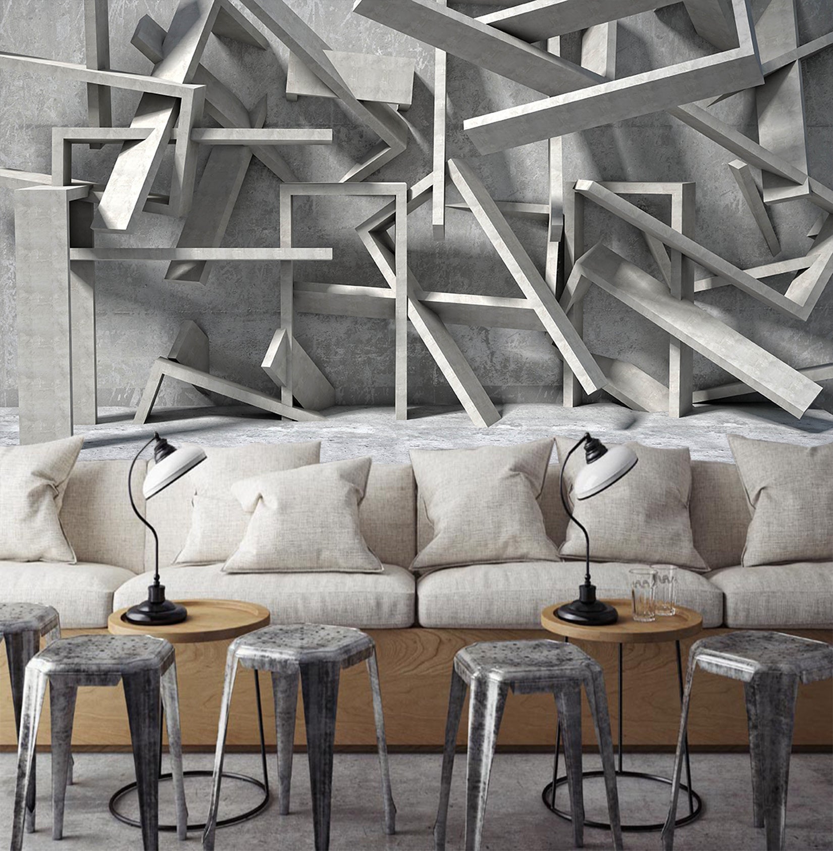 3D Simple Style 1402 Wall Murals