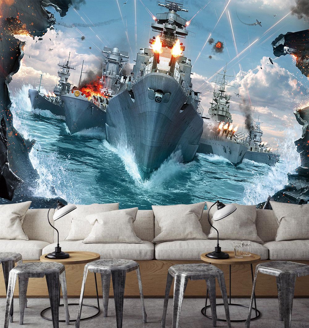3D War Ship 192 Wallpaper AJ Wallpaper