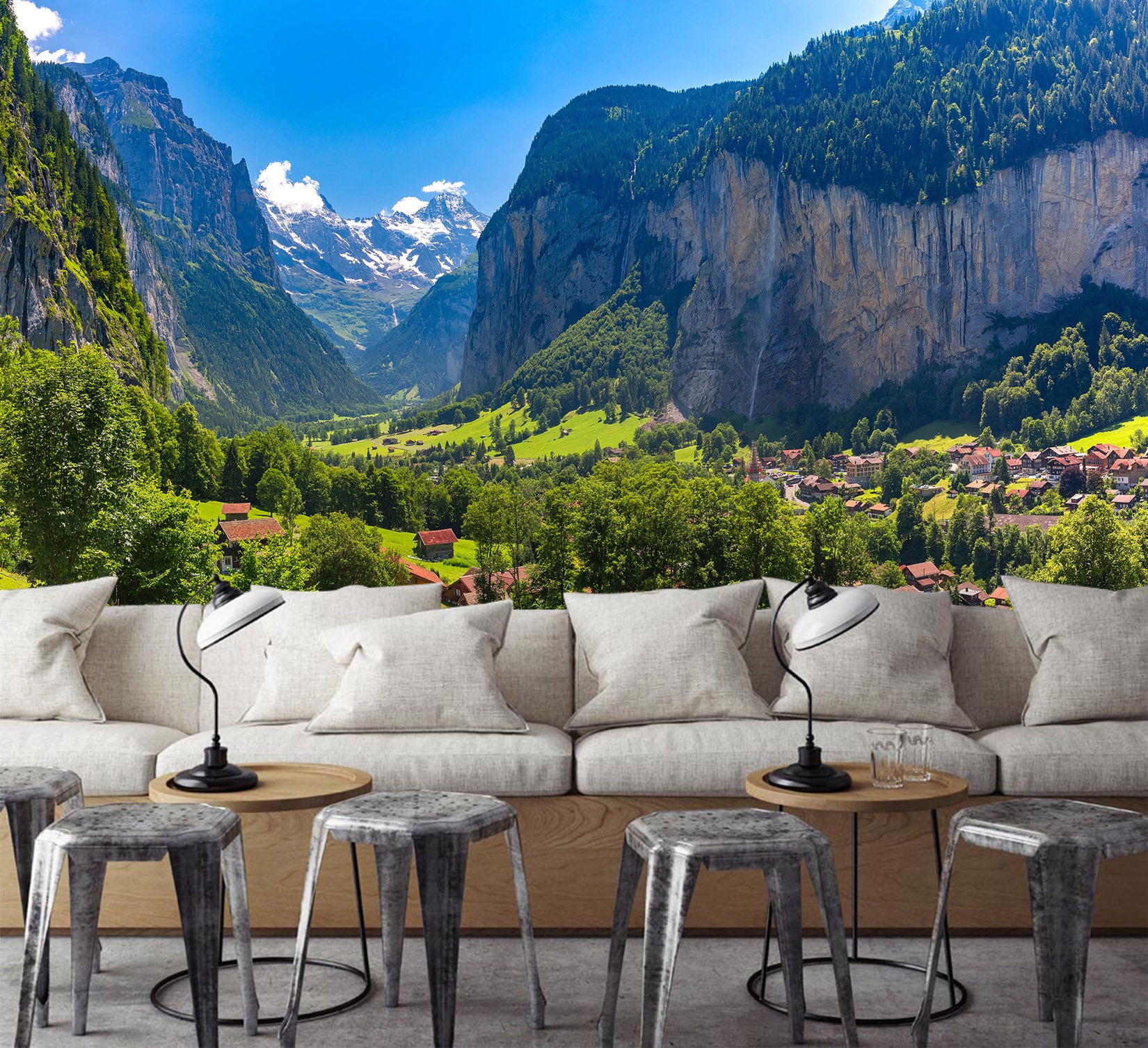 3D Mountains 57230 Wall Murals